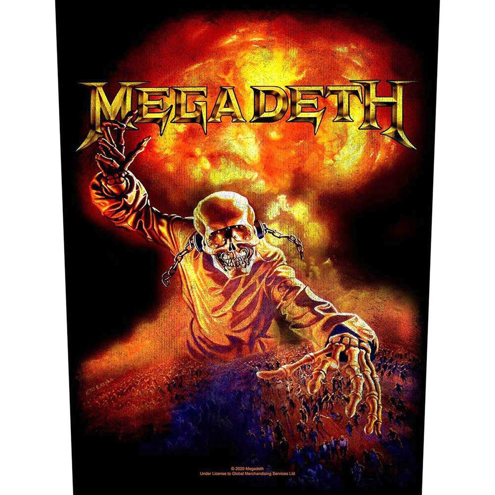 Megadeth - Nuclear Rugpatch - Zwart